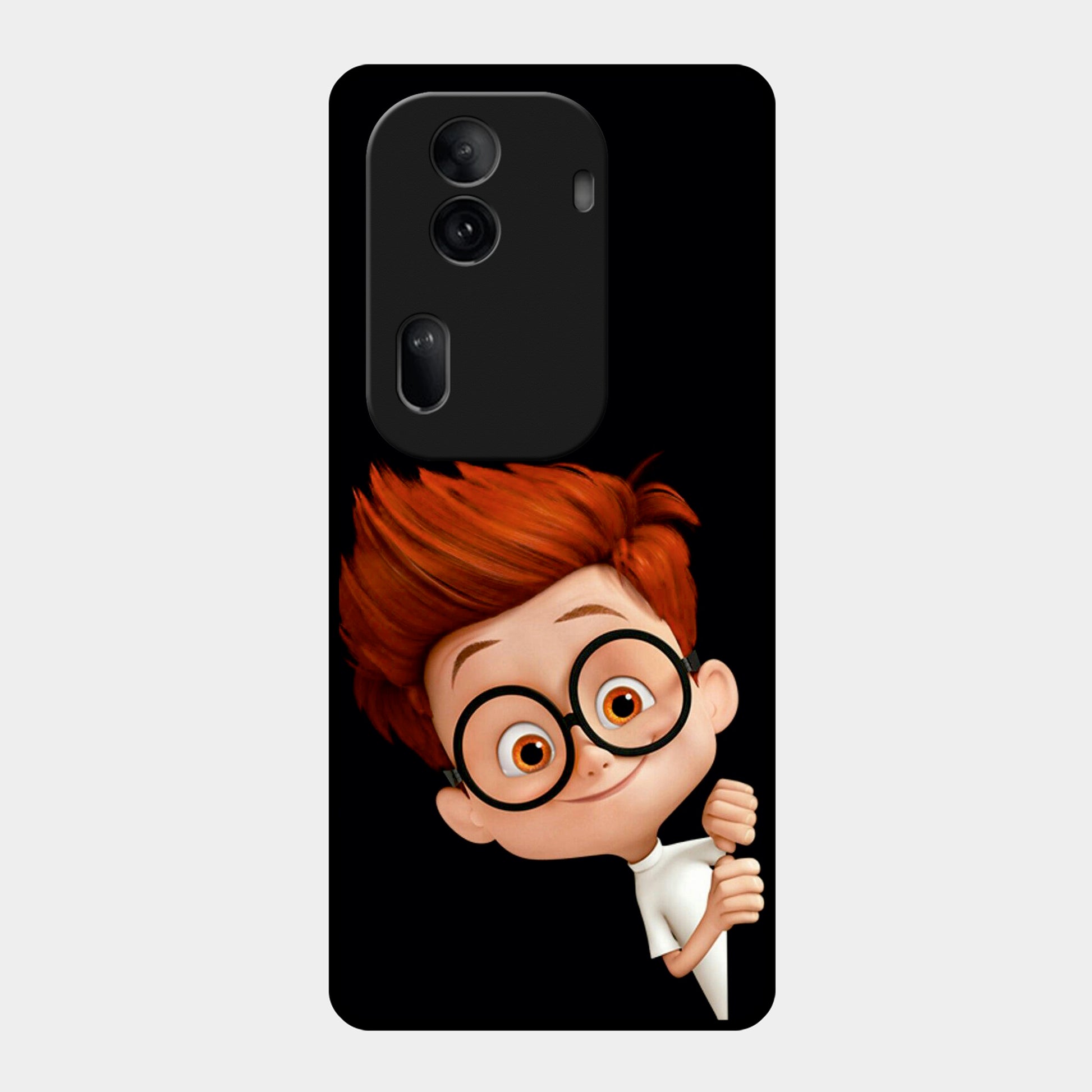 Cartoon Boy Glossy Metal Case Cover For Oppo ShopOnCliQ