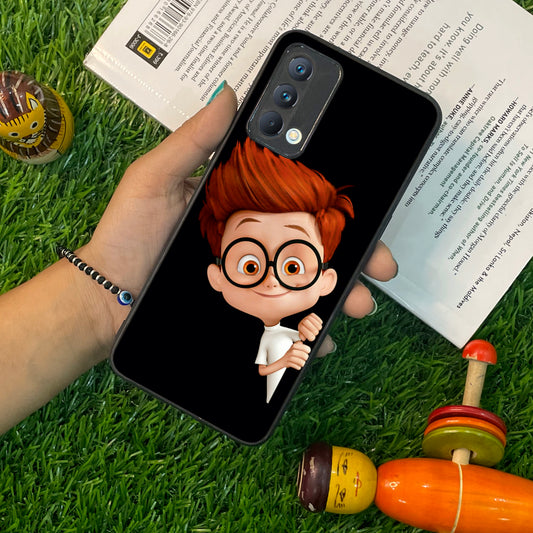 Cartoon Boy Glossy Metal Case Cover For Realme ShopOnCliQ