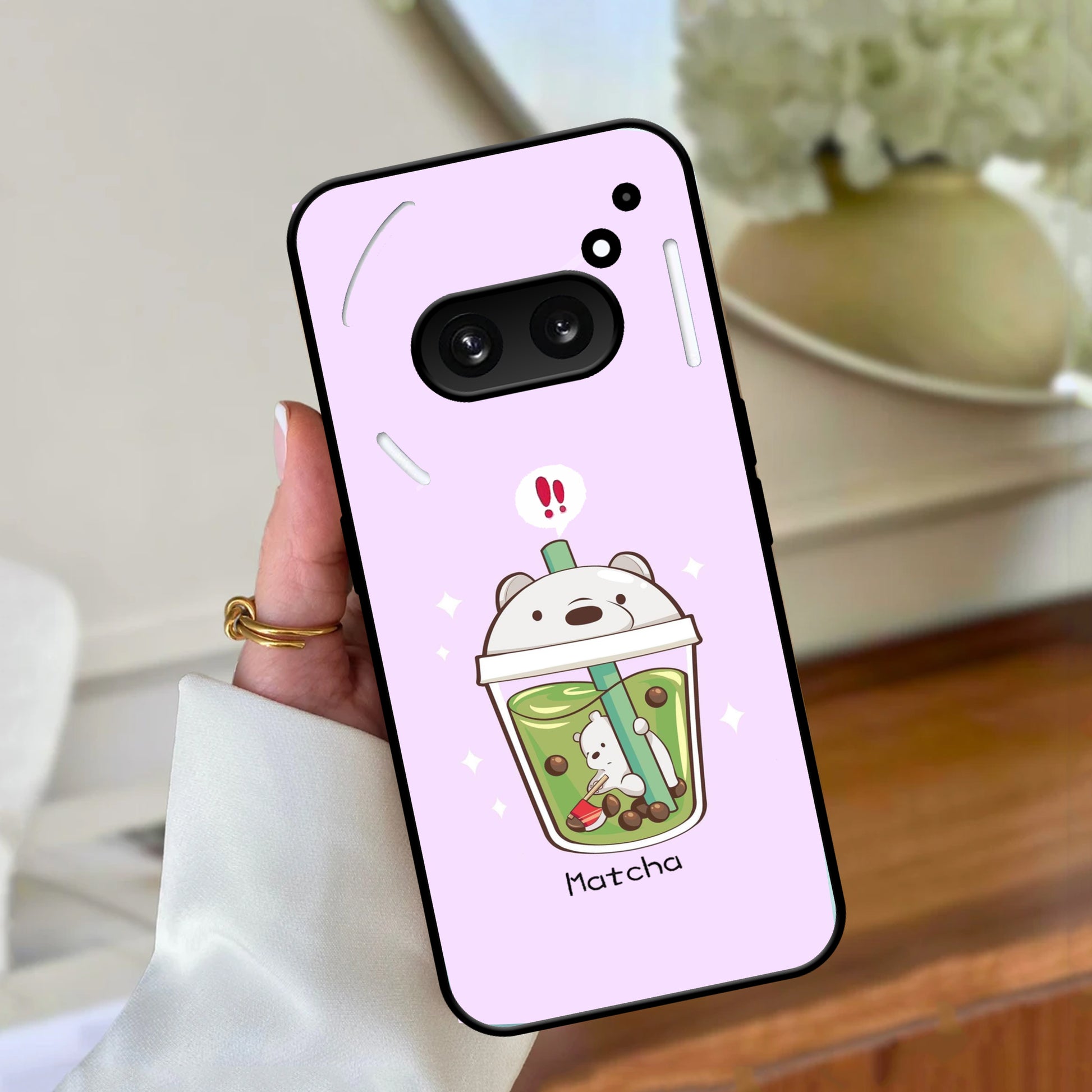 Cartoon Matcha Tea We Bare Bears Glossy Metal Case Cover For Nothing ShopOnCliQ