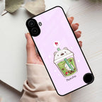 Cartoon Matcha Tea We Bare Bears Glossy Metal Case Cover For Nothing - ShopOnCliQ