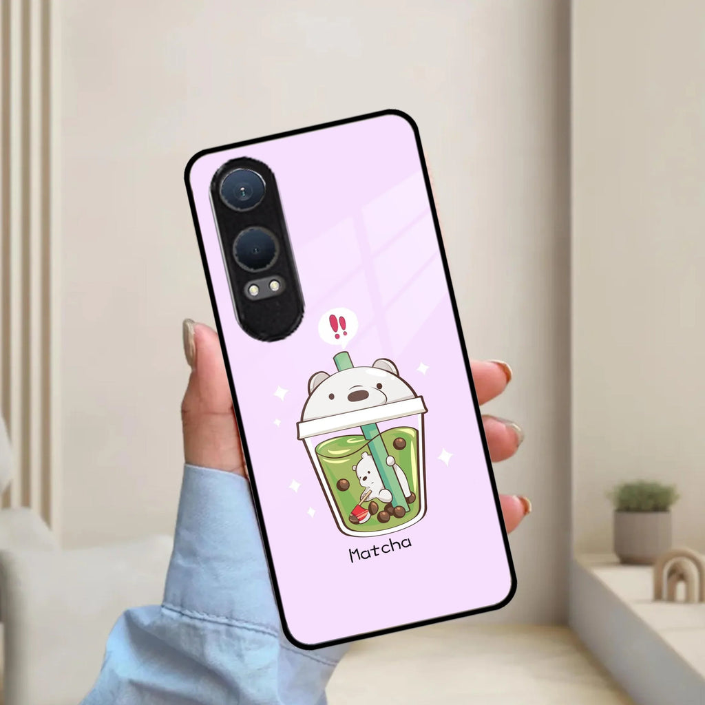 Cartoon Matcha Tea We Bare Bears Glossy Metal Case Cover For OnePlus - ShopOnCliQ