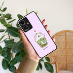 Cartoon Matcha Tea We Bare Bears Glossy Metal Case Cover For Oppo - ShopOnCliQ