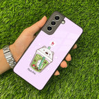 Cartoon Matcha Tea We Bare Bears Glossy Metal Case Cover For Samsung - ShopOnCliQ