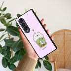 Cartoon Matcha Tea We Bare Bears Glossy Metal Case Cover For Samsung - ShopOnCliQ