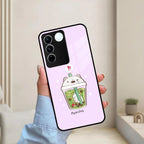 Cartoon Matcha Tea We Bare Bears Glossy Metal Case Cover For Vivo - ShopOnCliQ