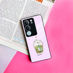 Cartoon Matcha Tea We Bare Bears Glossy Metal Case Cover For Vivo - ShopOnCliQ