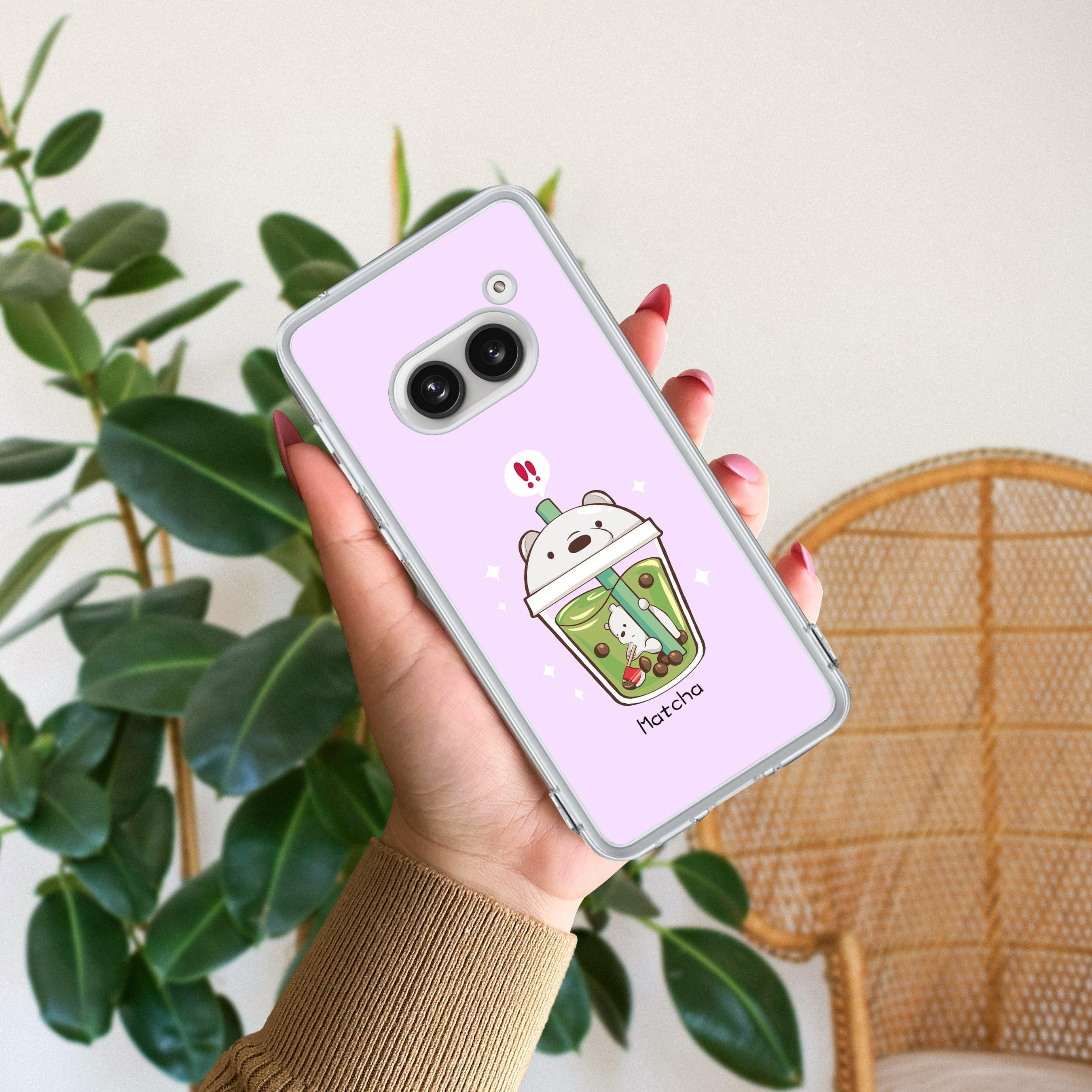 Cartoon Matcha Tea We Bare Bears Silicon Case For Nothing - ShopOnCliQ