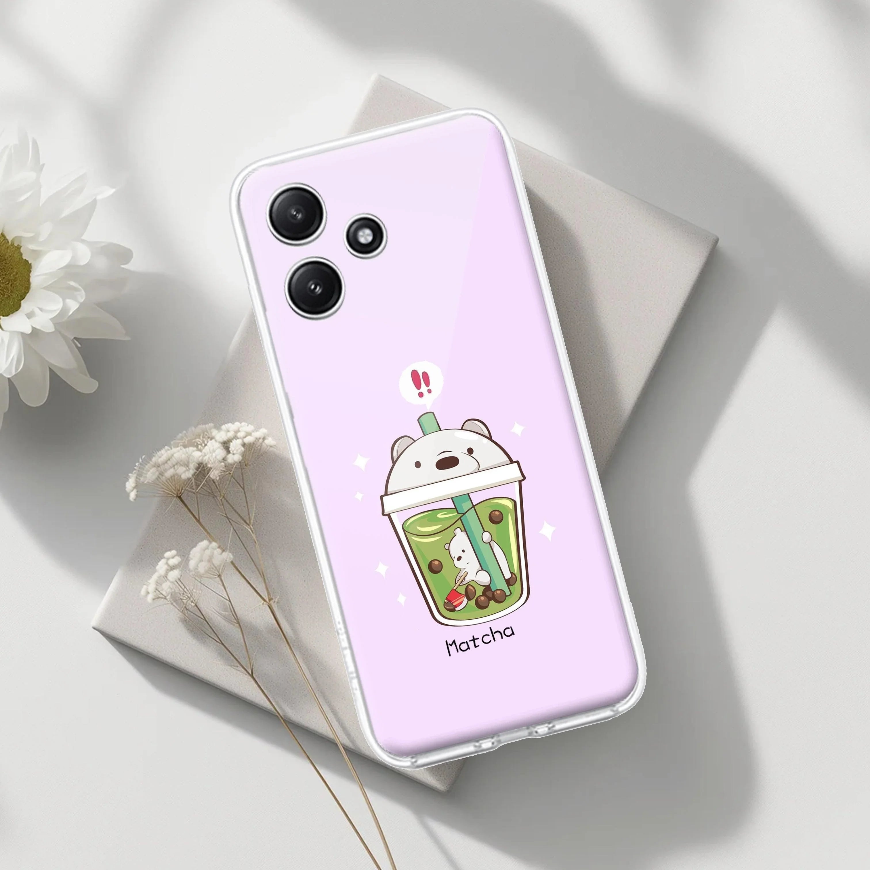 Cartoon Matcha Tea We Bare Bears Silicon Case For Poco - ShopOnCliQ