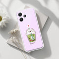 Cartoon Matcha Tea We Bare Bears Silicon Case For Redmi 12 5G