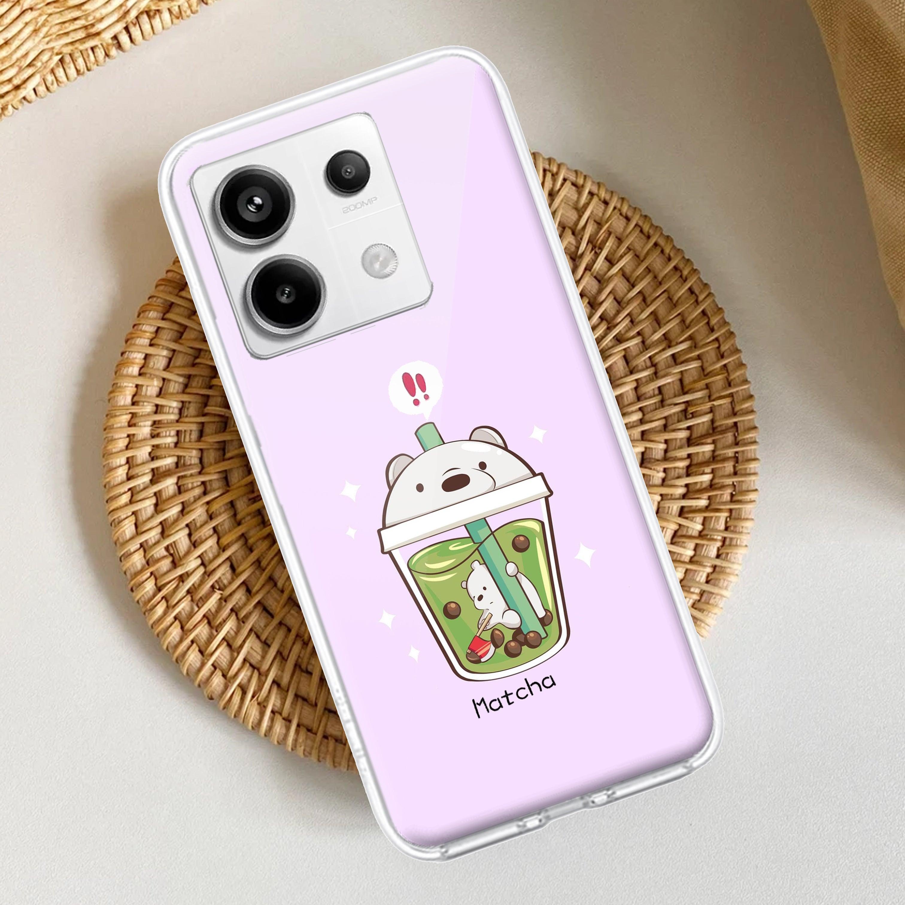 Cartoon Matcha Tea We Bare Bears Silicon Case For Redmi/Xiaomi - ShopOnCliQ