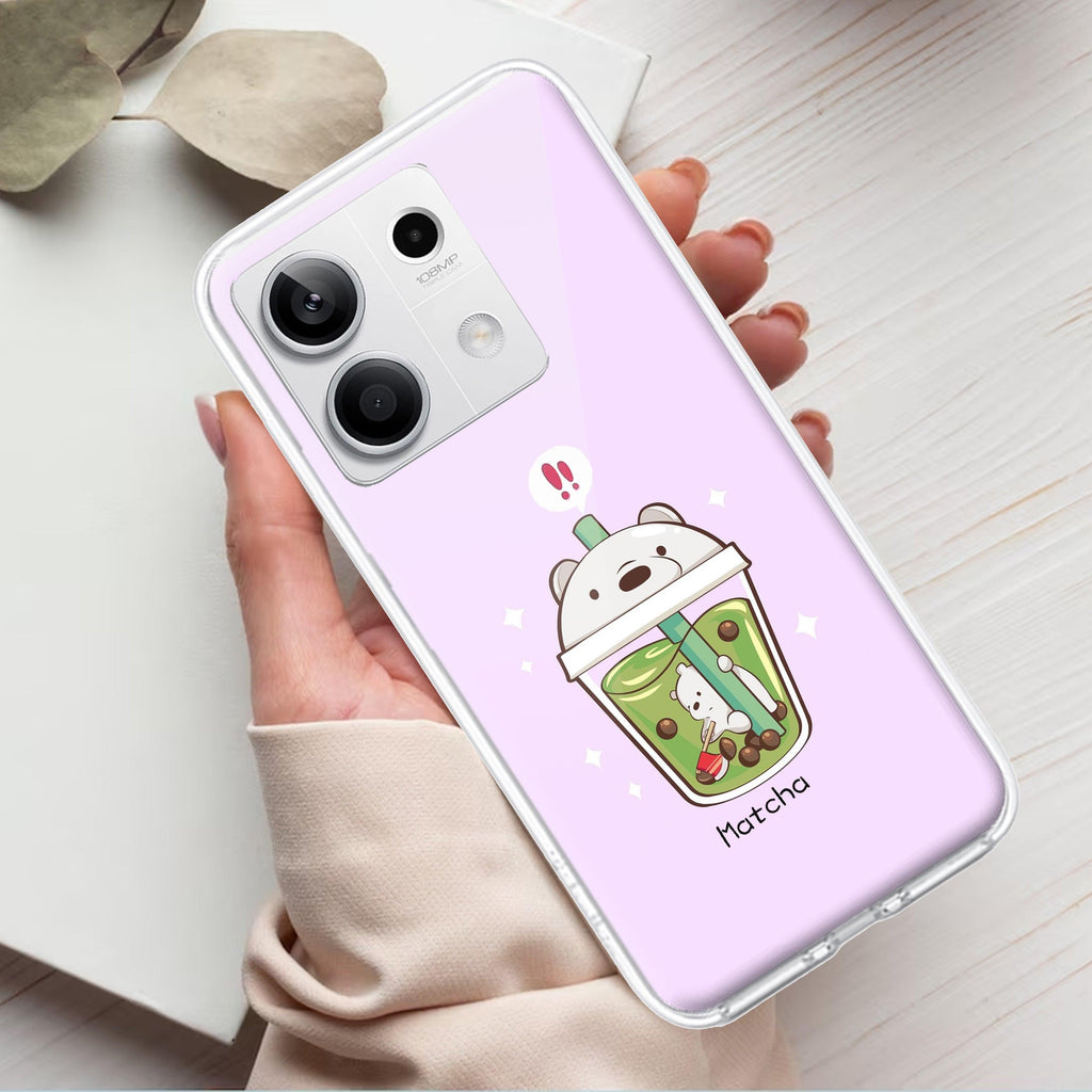 Cartoon Matcha Tea We Bare Bears Silicon Case For Redmi/Xiaomi - ShopOnCliQ