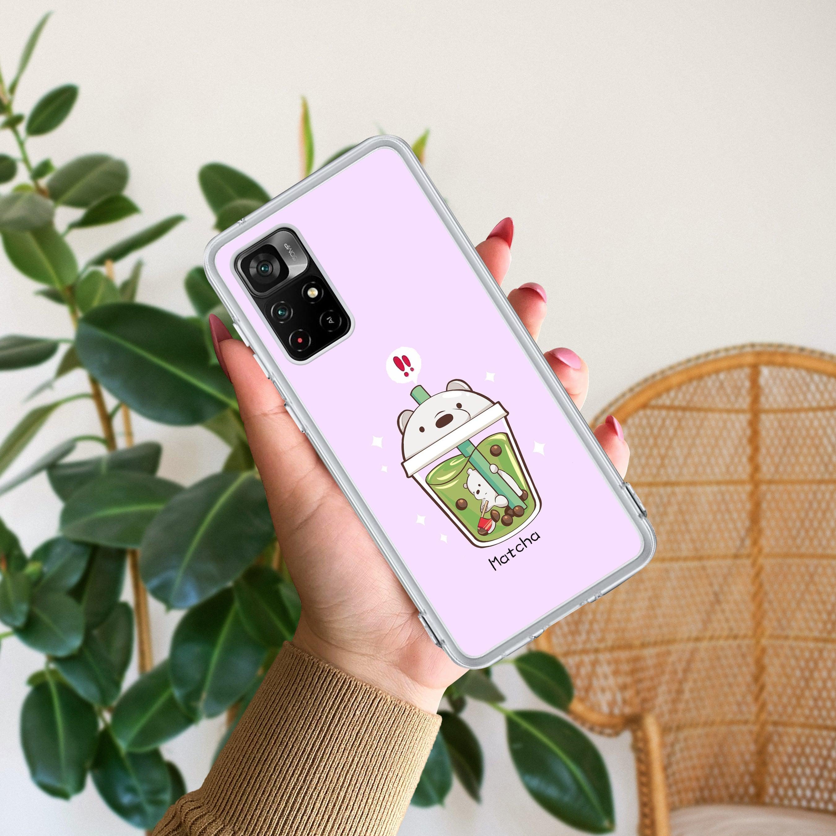 Cartoon Matcha Tea We Bare Bears Silicon Case For Redmi/Xiaomi - ShopOnCliQ