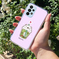 Cartoon Matcha Tea We Bare Bears Silicon Case For Samsung Galaxy A73