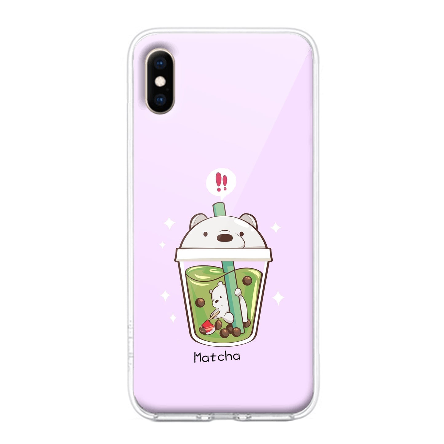 Cartoon Matcha Tea We Bare Bears Silicon Case For iPhone ShopOnCliQ