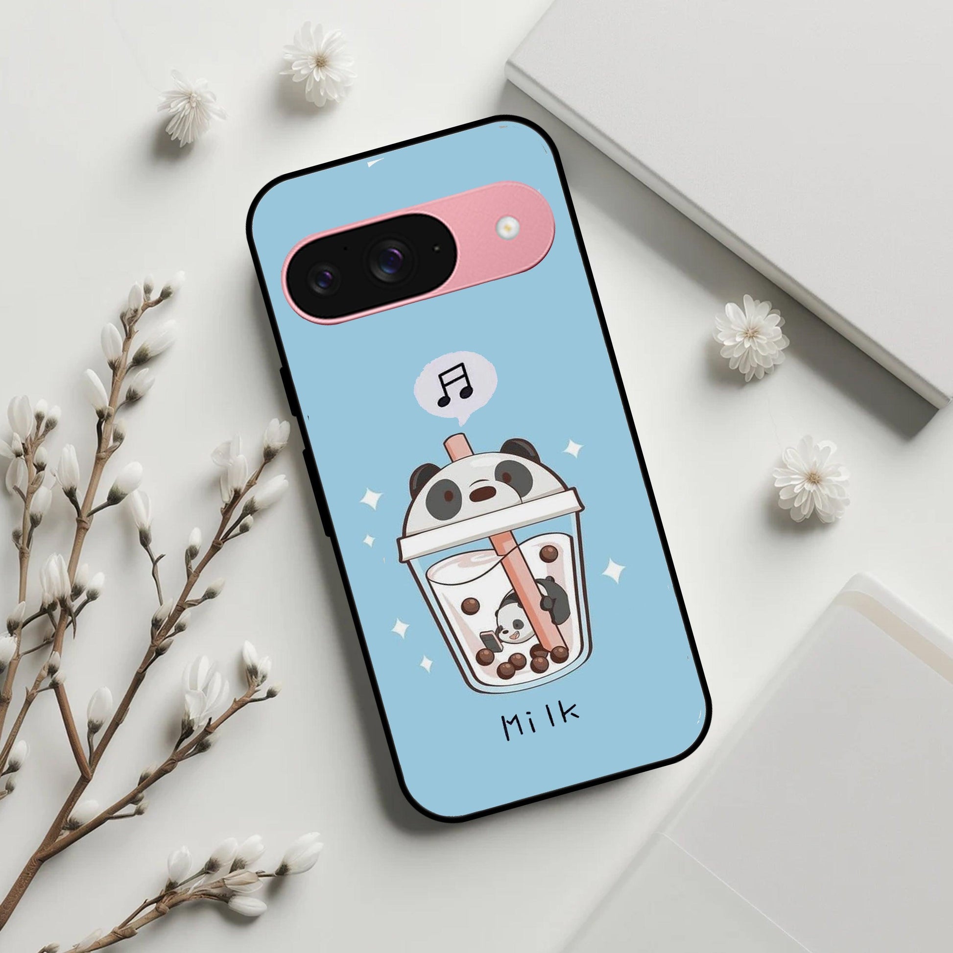 Cartoon Milk Tea We Bare Bears Glossy Metal Case Cover For Google - ShopOnCliQ