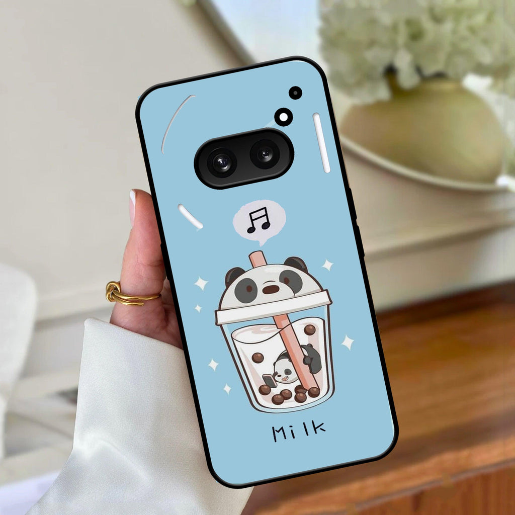 Cartoon Milk Tea We Bare Bears Glossy Metal Case Cover For Nothing - ShopOnCliQ