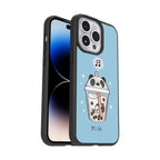 Cartoon Milk Tea We Bare Bears Glossy Metal Case Cover For iPhone - ShopOnCliQ
