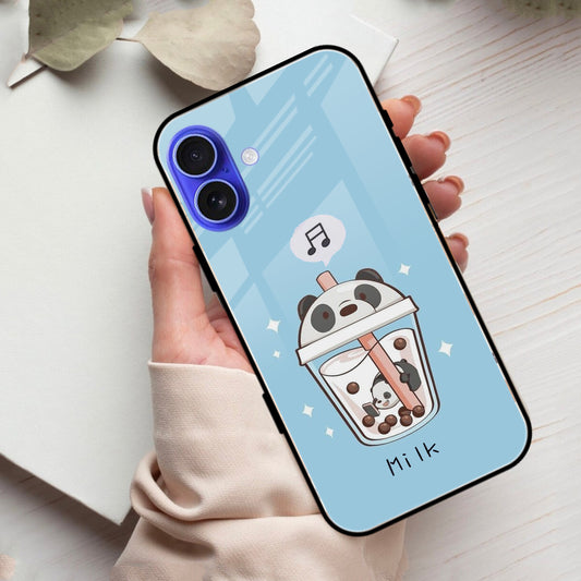 Cartoon Milk Tea We Bare Bears Glossy Metal Case Cover For iPhone ShopOnCliQ