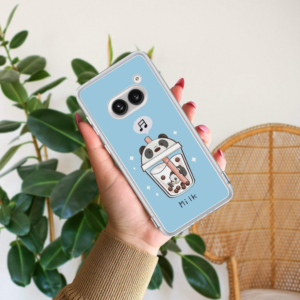 Cartoon Milk Tea We Bare Bears Silicon Case For Nothing - ShopOnCliQ