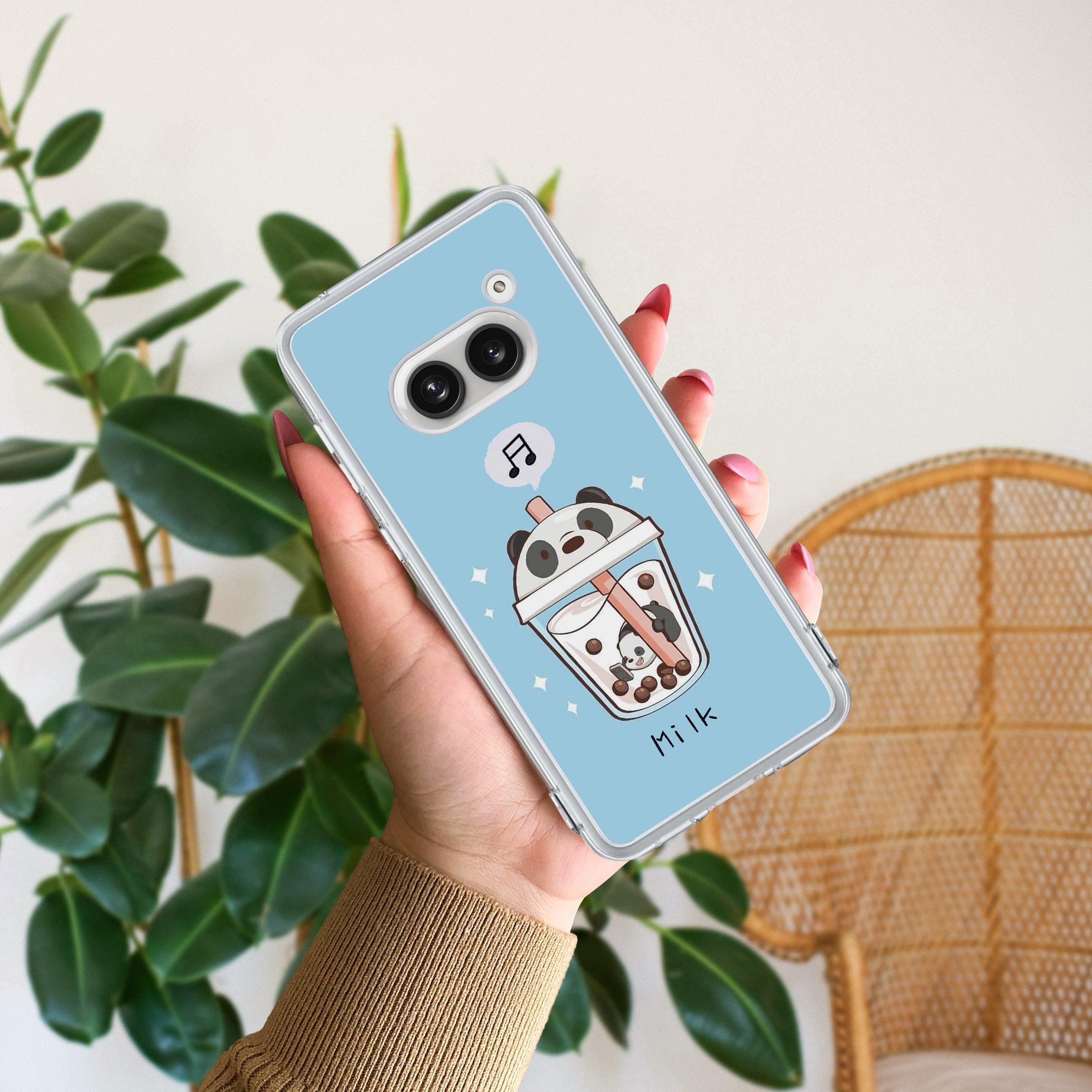 Cartoon Milk Tea We Bare Bears Silicon Case For Nothing - ShopOnCliQ