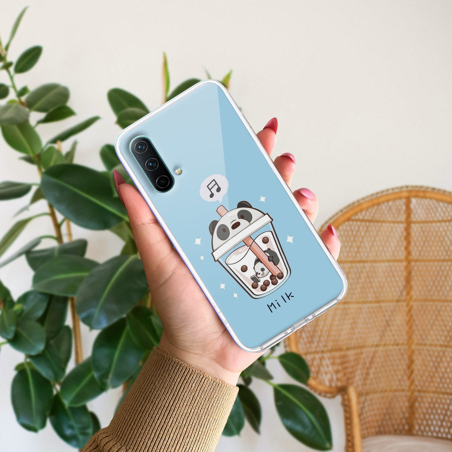 Cartoon Milk Tea We Bare Bears Silicon Case For OnePlus ShopOnCliQ