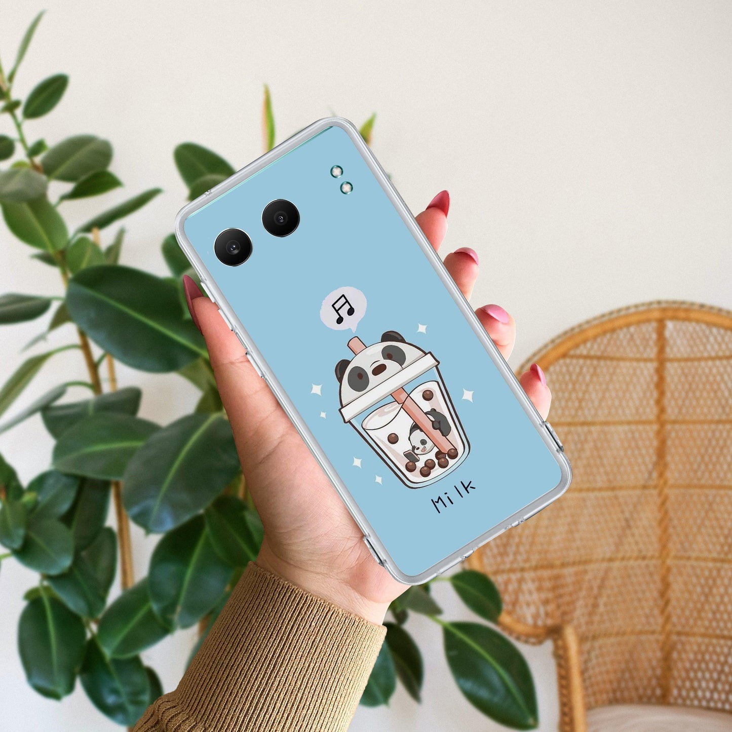 Cartoon Milk Tea We Bare Bears Silicon Case For OnePlus