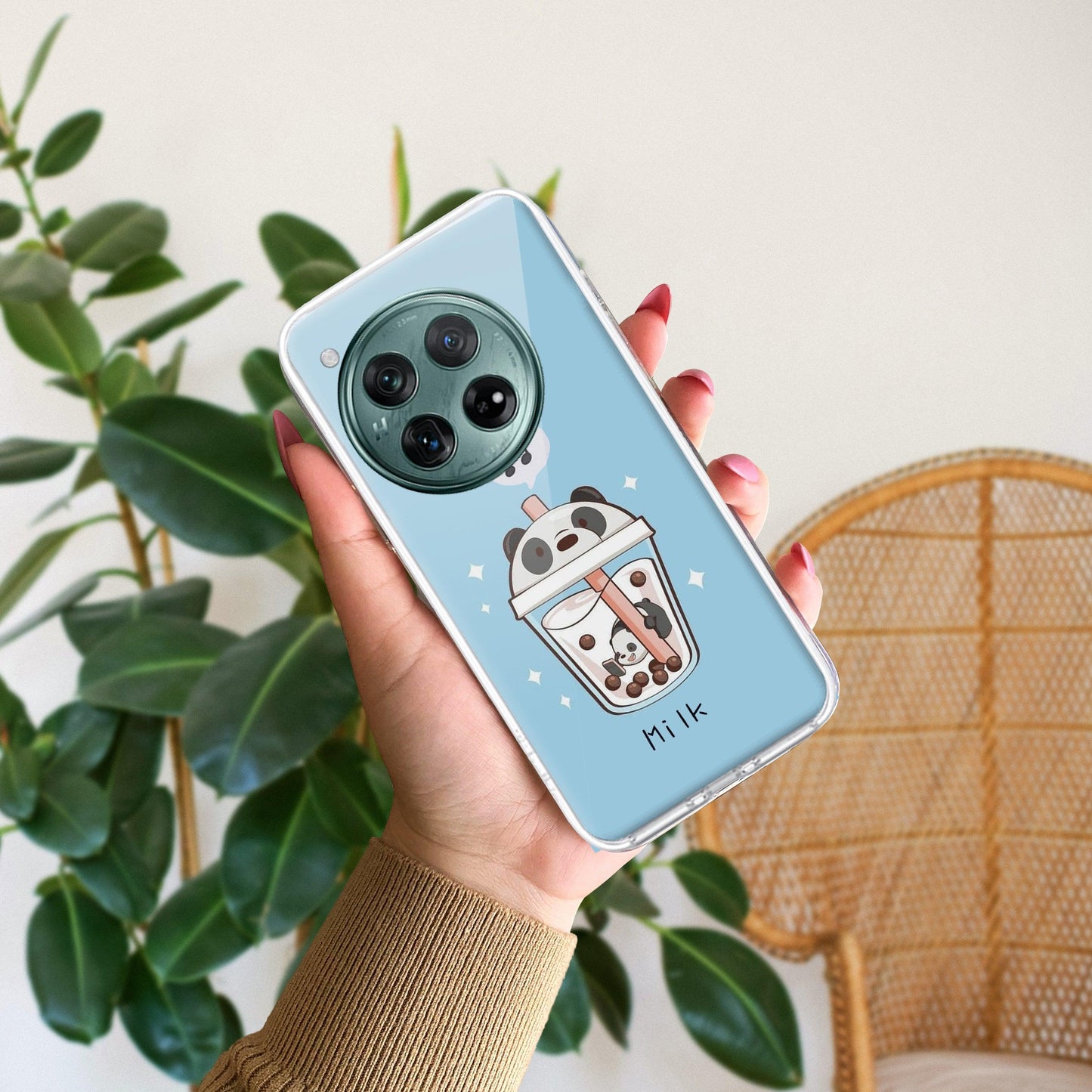 Cartoon Milk Tea We Bare Bears Silicon Case For OnePlus