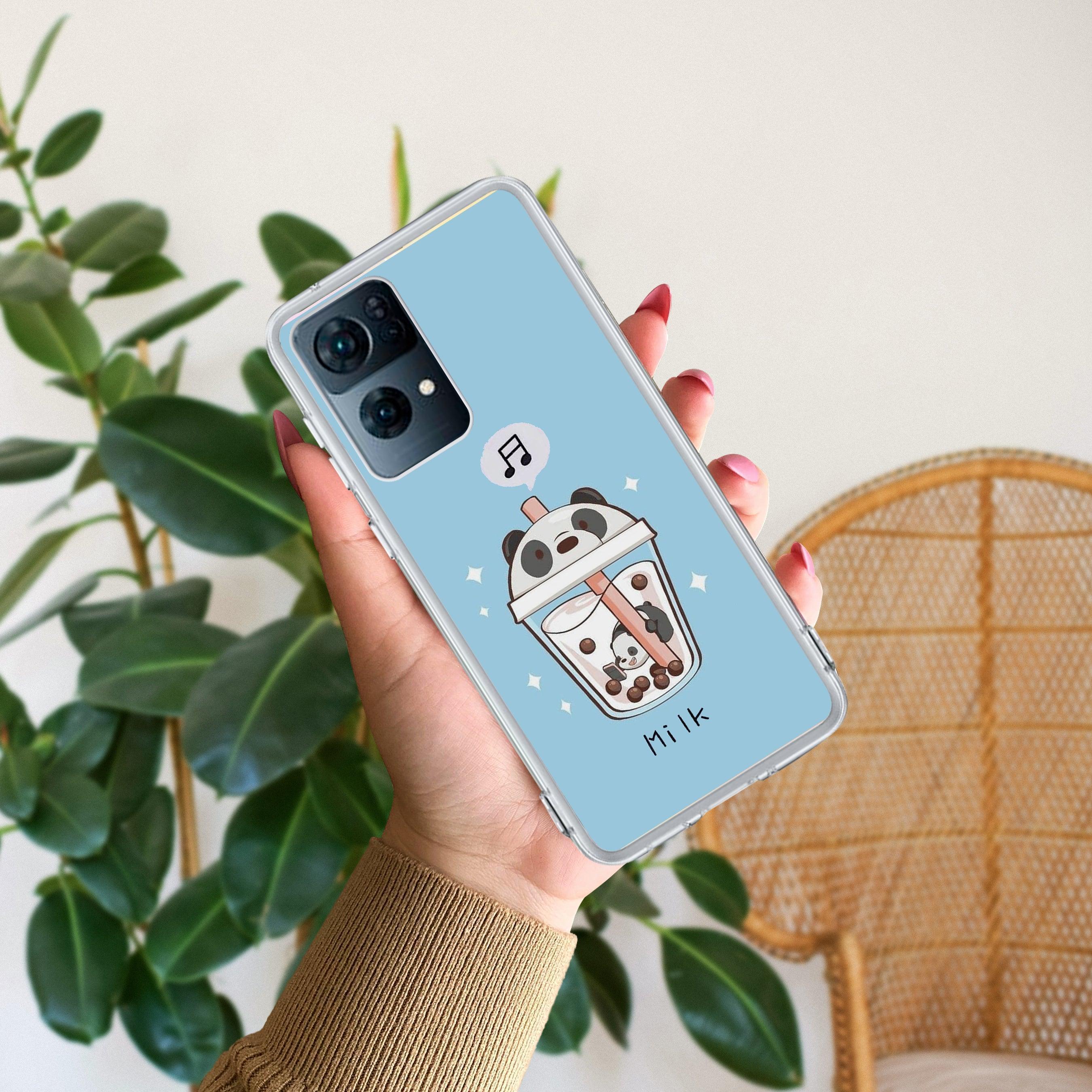 Cartoon Milk Tea We Bare Bears Anti Yellow Case For Oppo Reno 7 Pro 5G