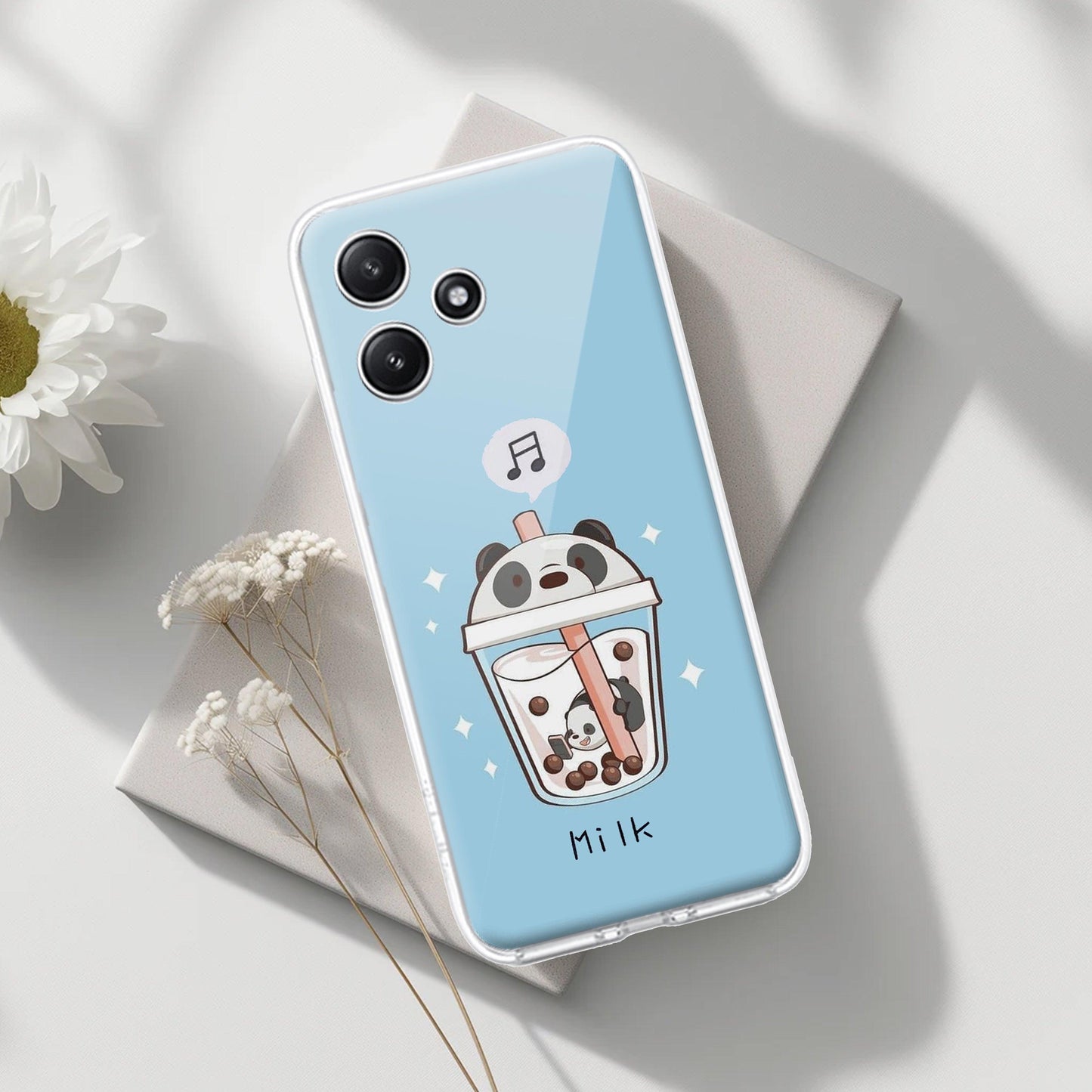 Cartoon Milk Tea We Bare Bears Silicon Case For Poco - ShopOnCliQ