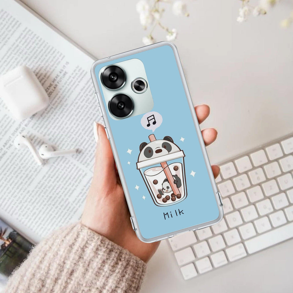 Cartoon Milk Tea We Bare Bears Silicon Case For Poco - ShopOnCliQ