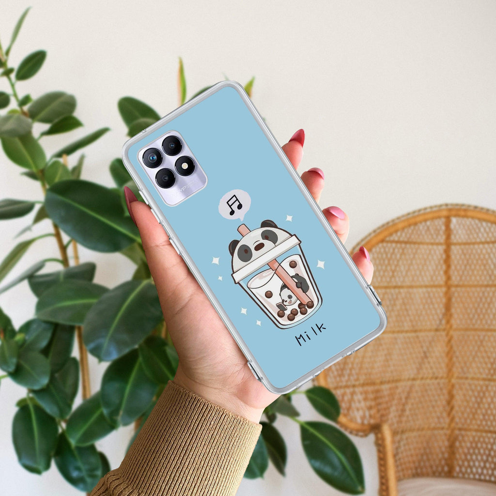 Cartoon Milk Tea We Bare Bears Silicon Case For Realme P3 Pro 5G