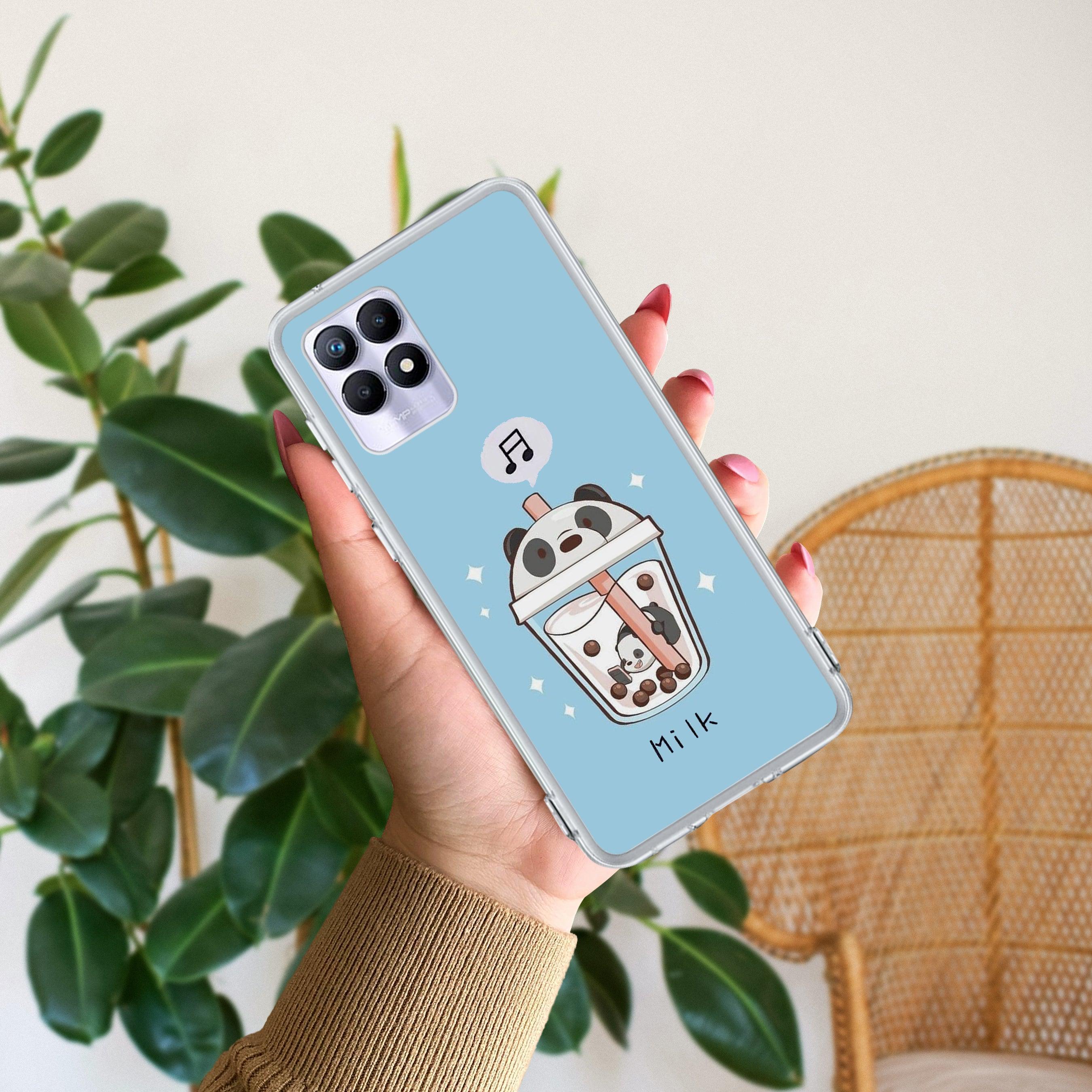 Cartoon Milk Tea We Bare Bears Silicon Case For Realme P3 Pro 5G