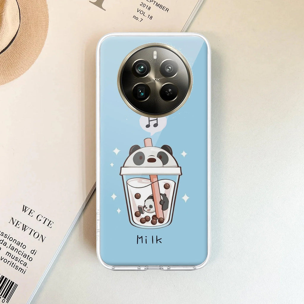 Cartoon Milk Tea We Bare Bears Silicon Case For Realme 14 Pro Lite 5G