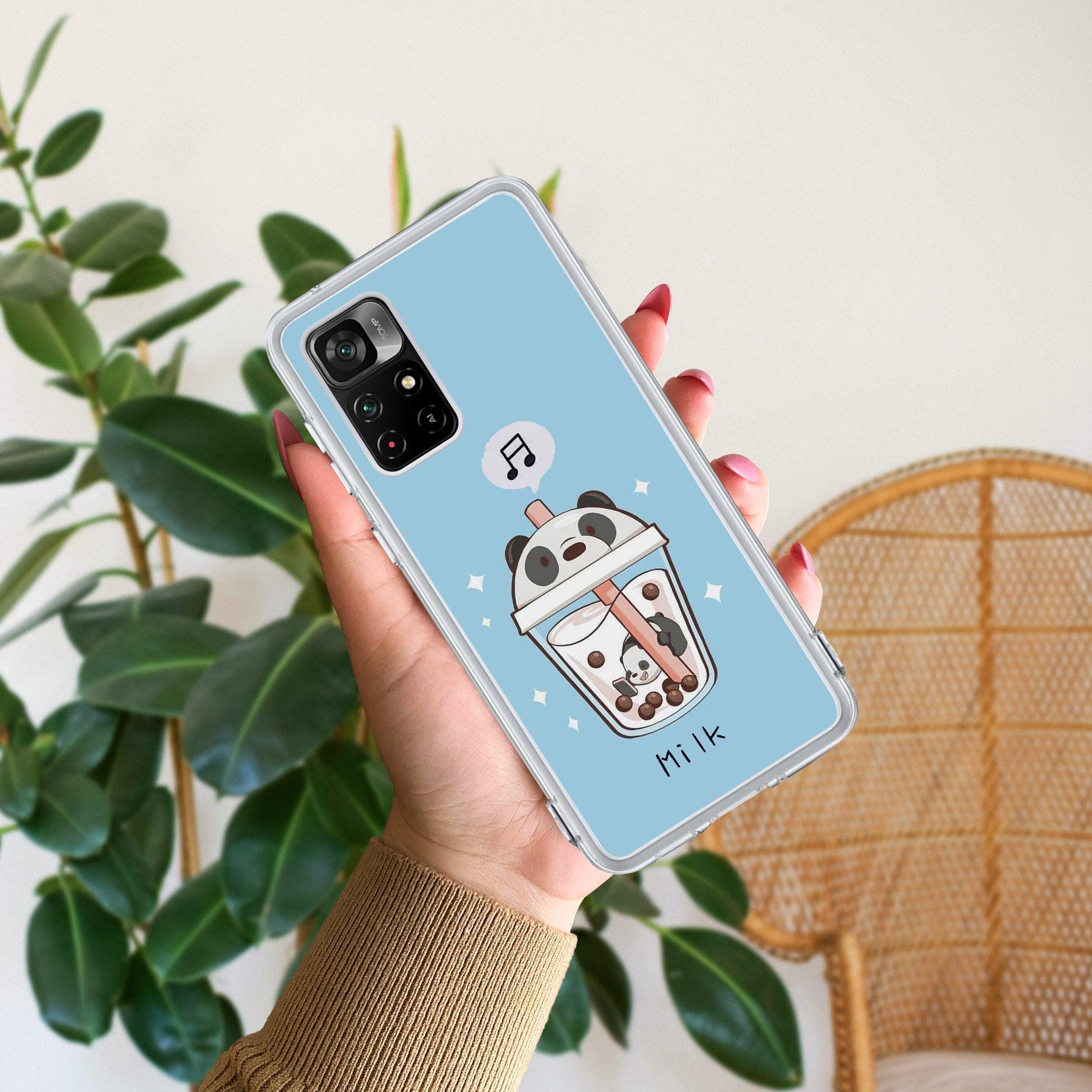 Cartoon Milk Tea We Bare Bears Silicon Case For Redmi/Xiaomi - ShopOnCliQ