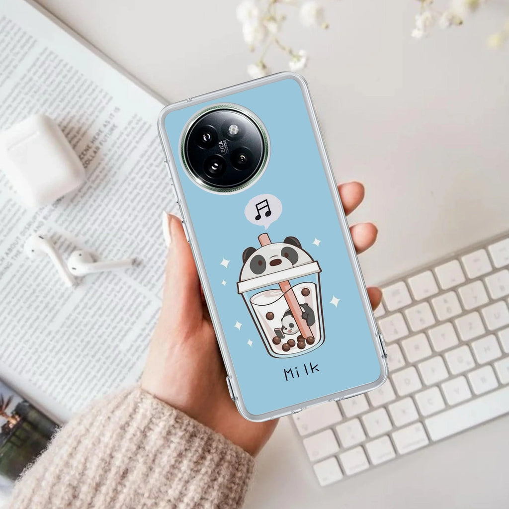 Cartoon Milk Tea We Bare Bears Silicon Case For Redmi Note 11 Pro / Redmi Note 11 Pro Plus 5G