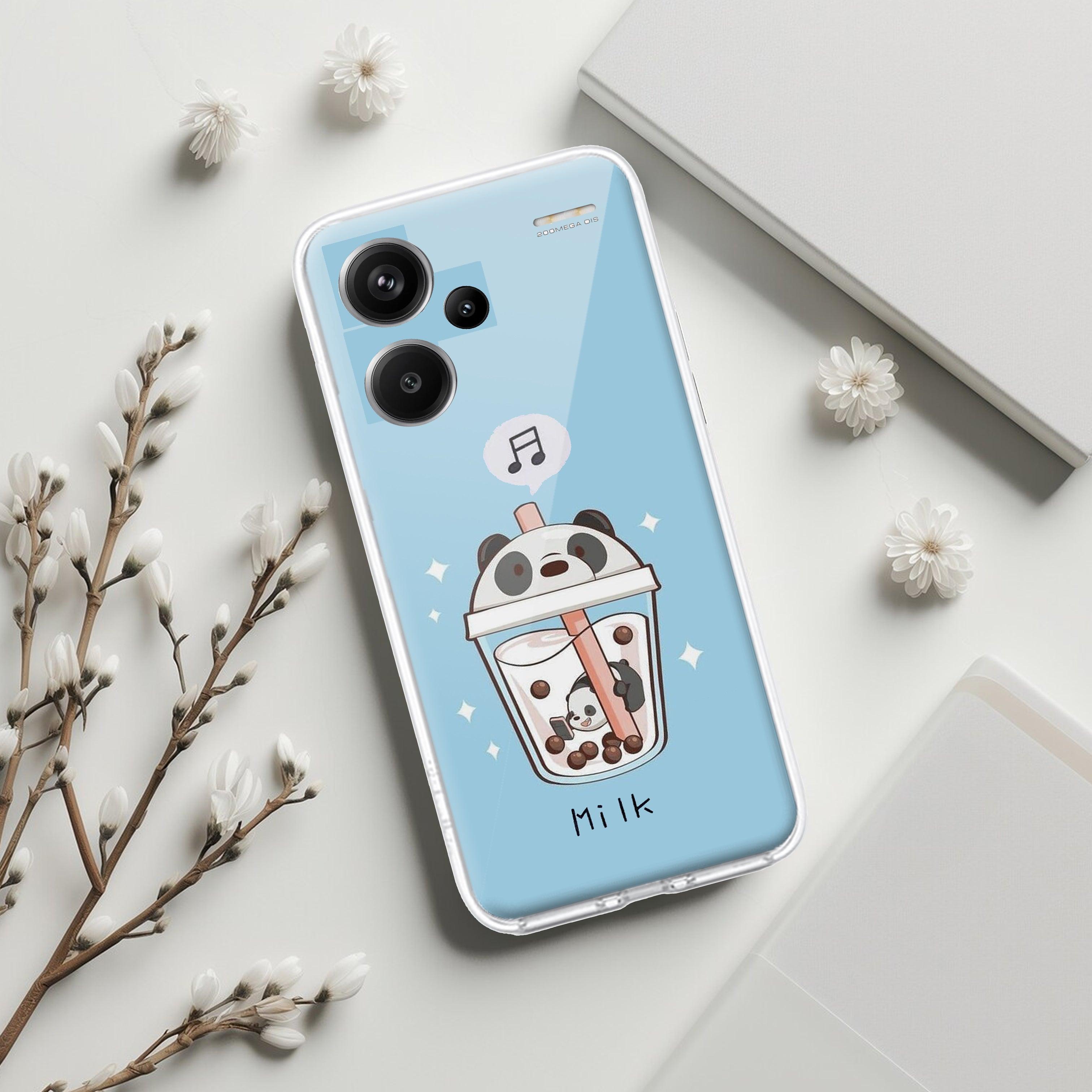 Cartoon Milk Tea We Bare Bears Silicon Case For Redmi/Xiaomi - ShopOnCliQ