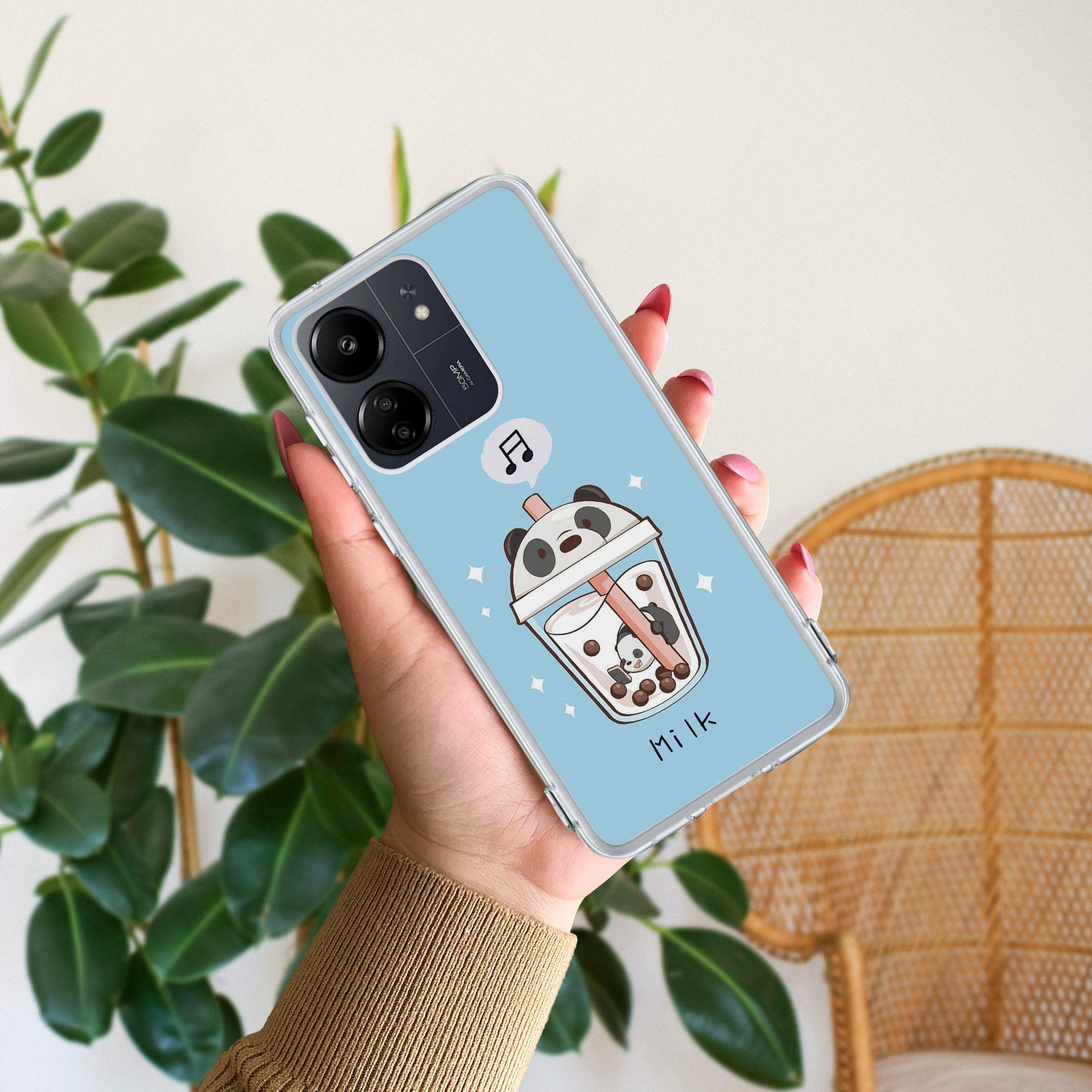 Cartoon Milk Tea We Bare Bears Silicon Case For Redmi/Xiaomi - ShopOnCliQ