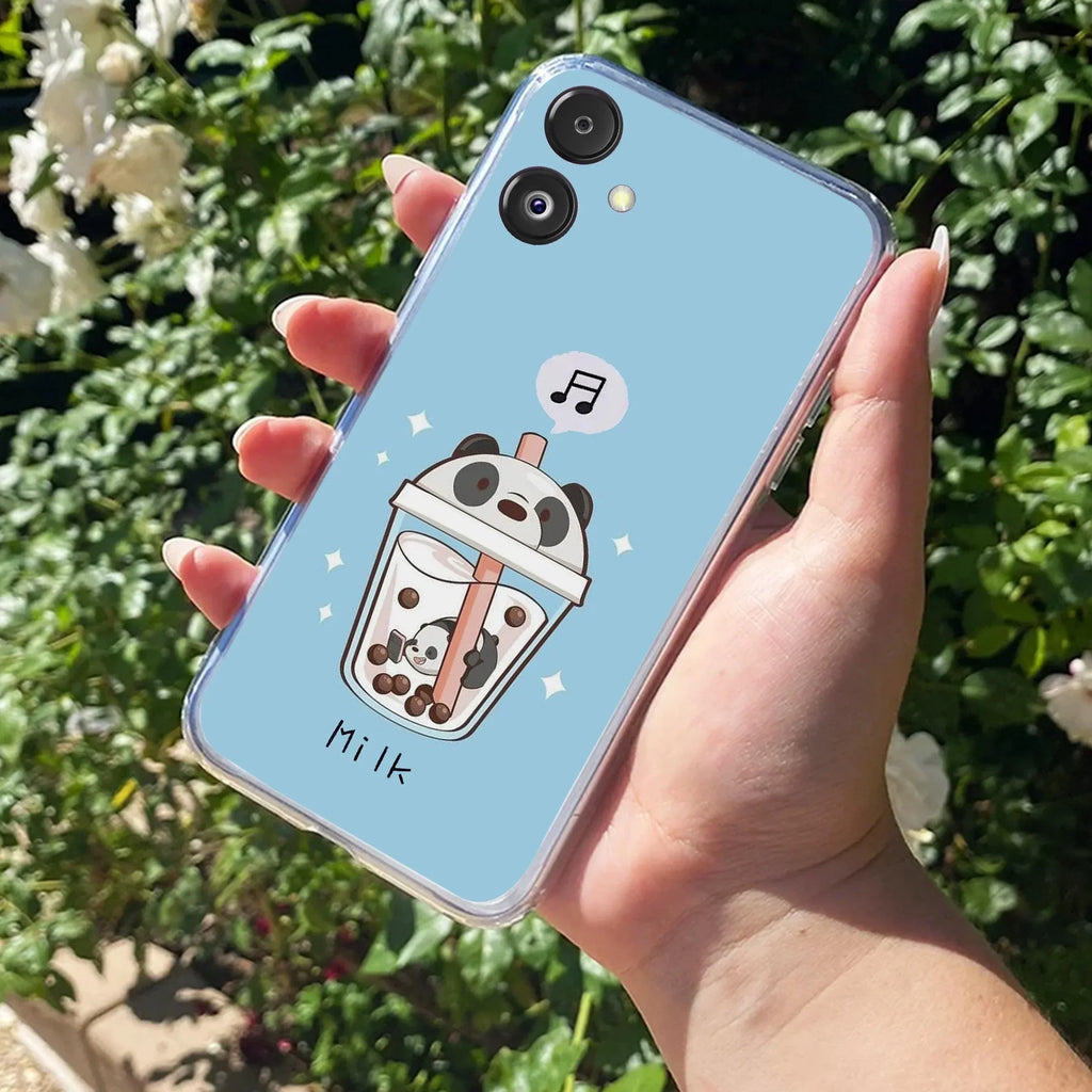 Cartoon Milk Tea We Bare Bears Anti Yellow For Samsung Galaxy M06 5G