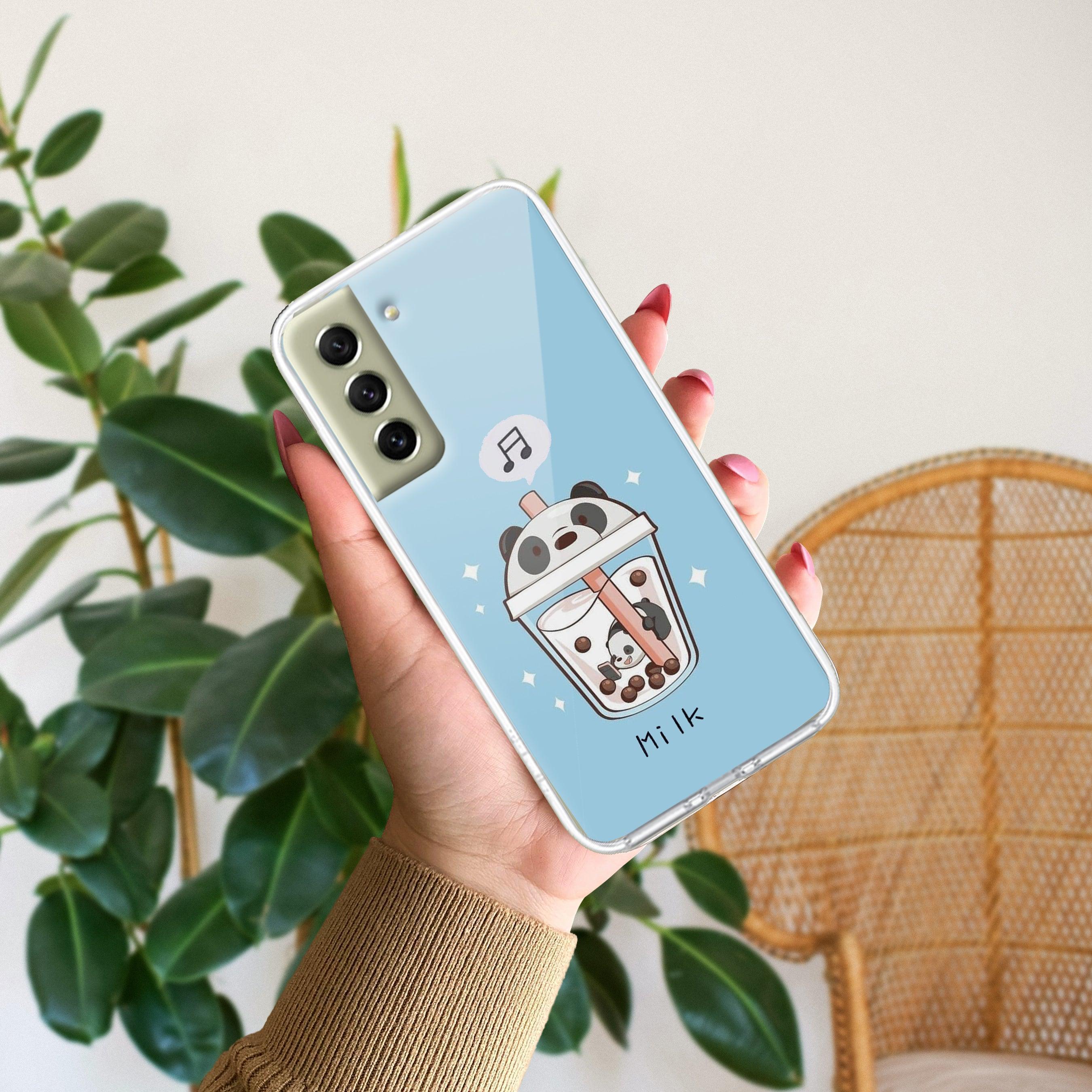 Cartoon Milk Tea We Bare Bears Silicon Case For Samsung Galaxy S21 Plus