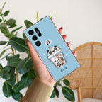 Cartoon Milk Tea We Bare Bears Anti Yellow For Samsung Galaxy S24 Ultra 5G
