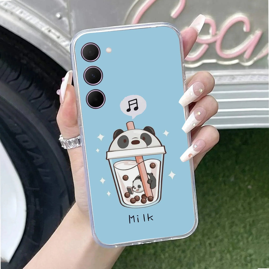Cartoon Milk Tea We Bare Bears Silicon Case For Samsung Galaxy A34 5G