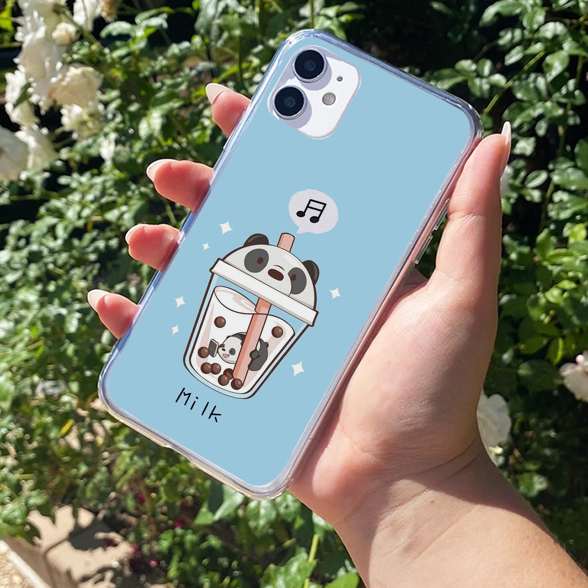 Cartoon Milk Tea We Bare Bears Silicon Case For iPhone ShopOnCliQ