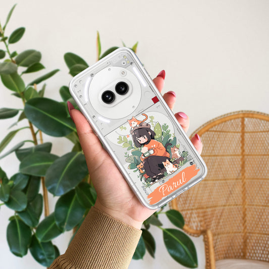 Cat Lover Customize Transparent Silicon Case For Nothing ShopOnCliQ