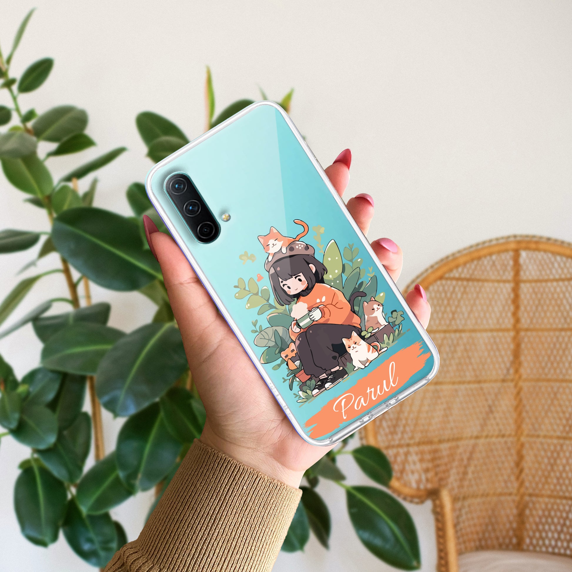 Cat Lover Customize Transparent Silicon Case For OnePlus ShopOnCliQ