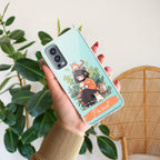 Cat Lover Customize Transparent Silicon Case For OnePlus Nord 2 5G