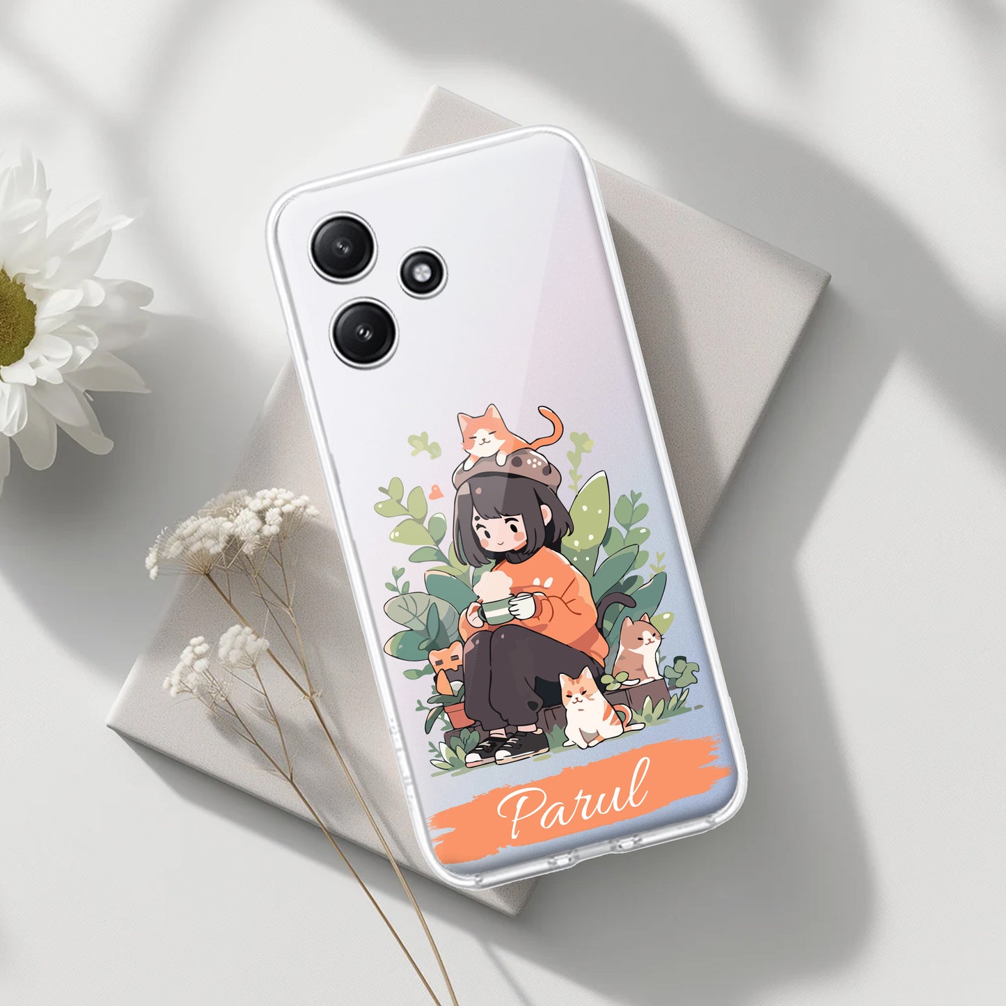 Cat Lover Customize Transparent Silicon Case For Poco ShopOnCliQ