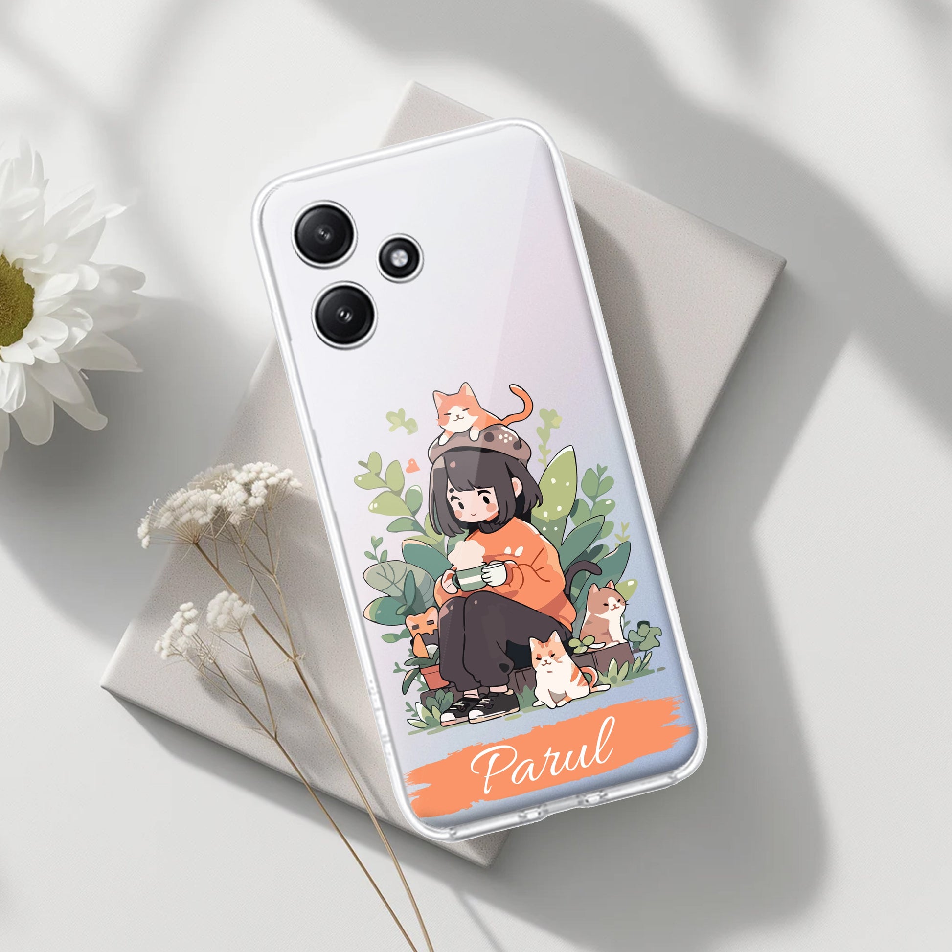 Cat Lover Customize Transparent Silicon Case For Redmi/Xiaomi ShopOnCliQ