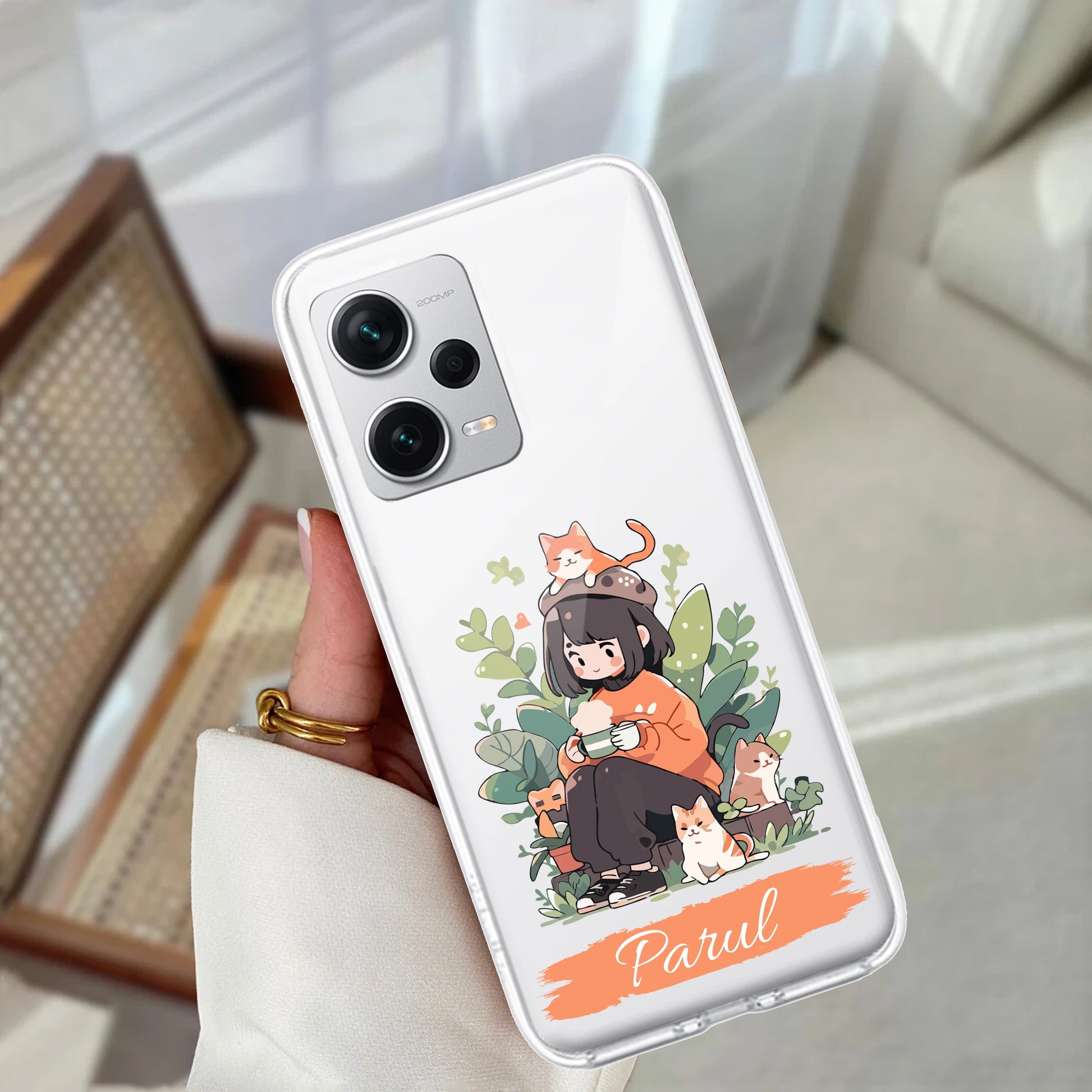 Cat Lover Customize Transparent Silicon Case For Redmi/Xiaomi ShopOnCliQ