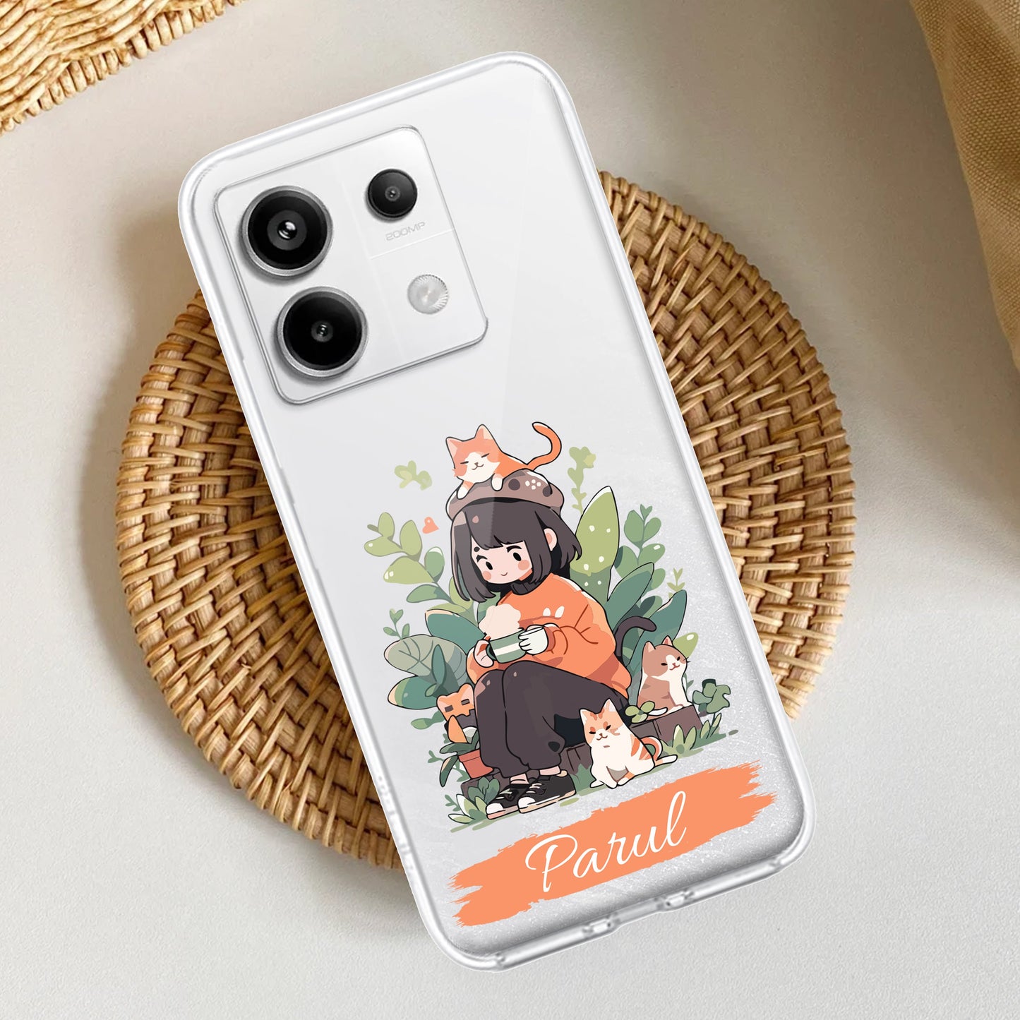 Cat Lover Customize Transparent Silicon Case For Redmi/Xiaomi - ShopOnCliQ