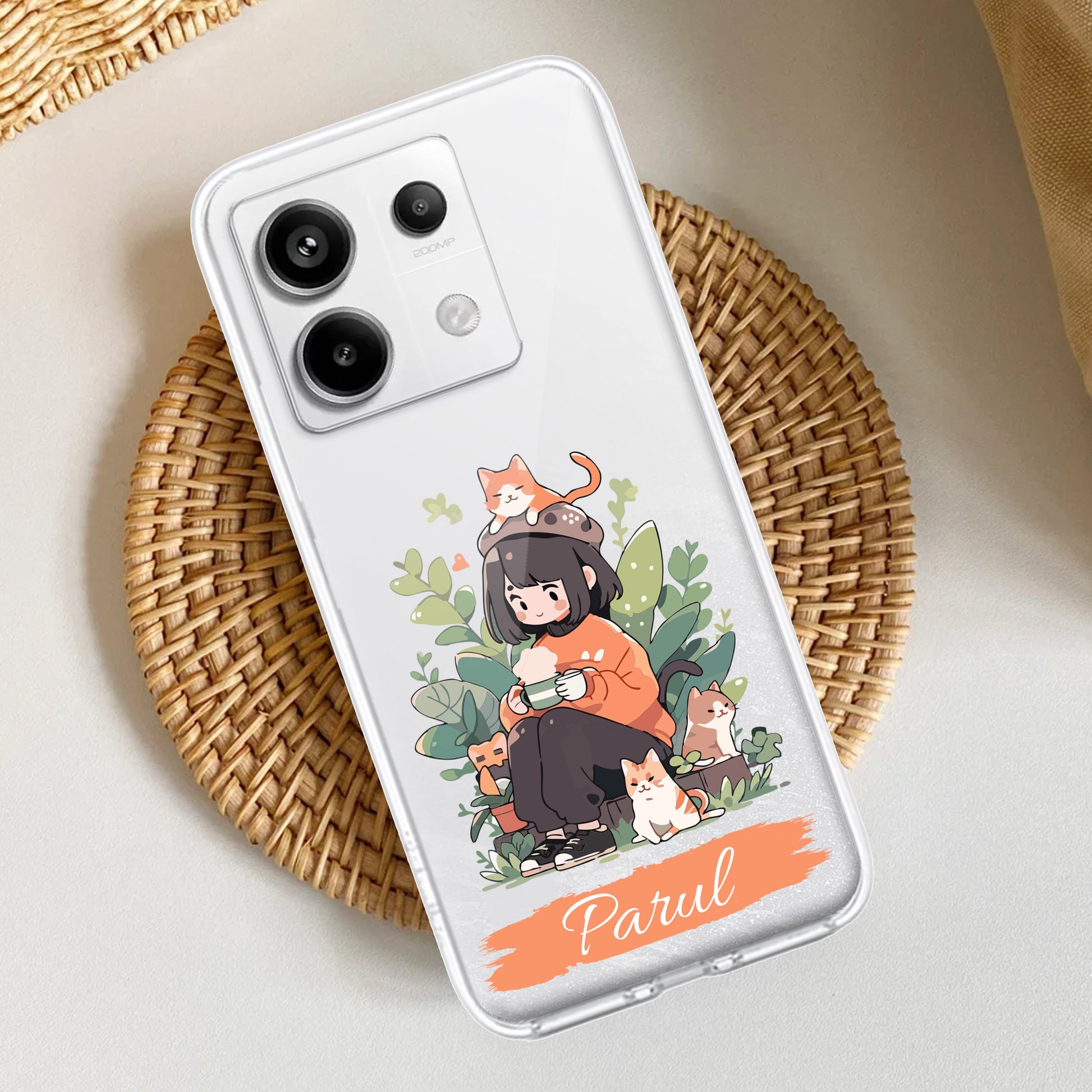 Cat Lover Customize Transparent Silicon Case For Redmi/Xiaomi - ShopOnCliQ